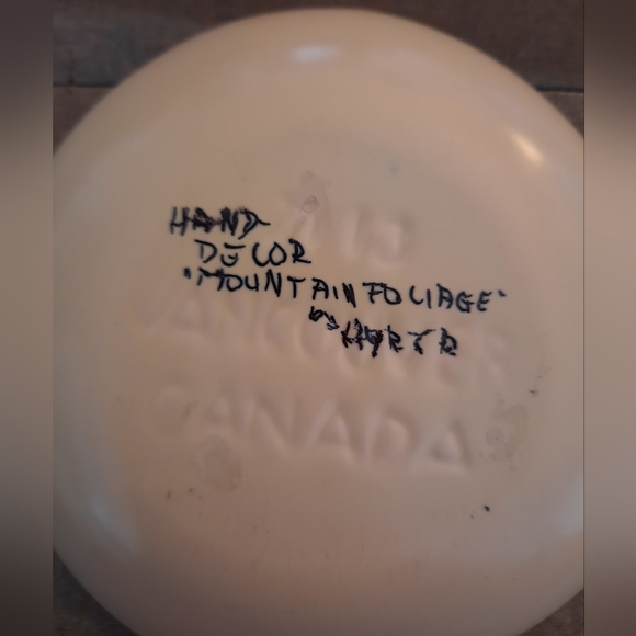 MCM Herta Gertz Triangle Ceramic Trinket Dish - Picture 8 of 9